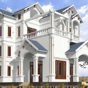 Thi Công Biệt Thự 2 Tầng tân cổ điển