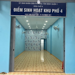 HOÀN THÀNH TRỤ SỞ KHU PHỐ 4 QUẬN 1