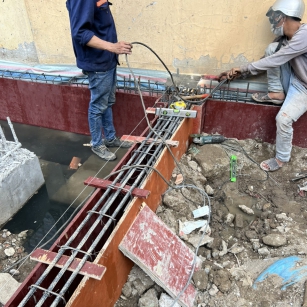  Thi công phần móng nền